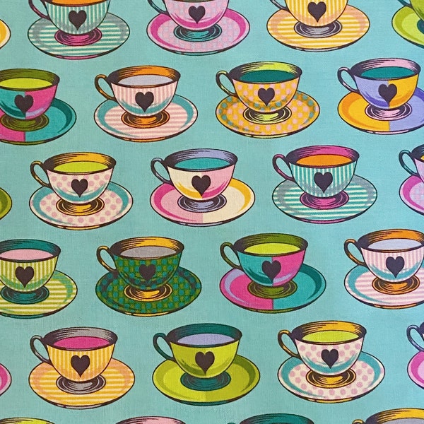 Teacup Fabric Etsy