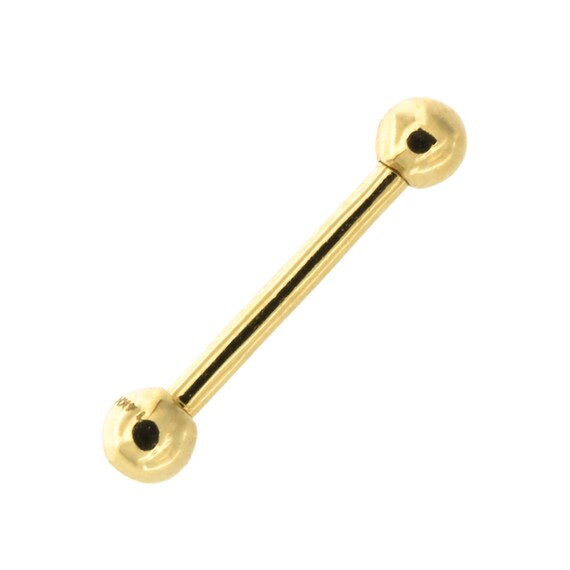 14k white gold eyebrow jewelry