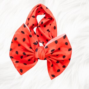 WATERMELON SUMMER Haarschleife | Mädchen Schleifen, Headwrap, Schleife auf Clip Schleife auf Nylon, Pferdeschwanz | Säugling Bögen | Geschwisterpaar | Mama & Ich