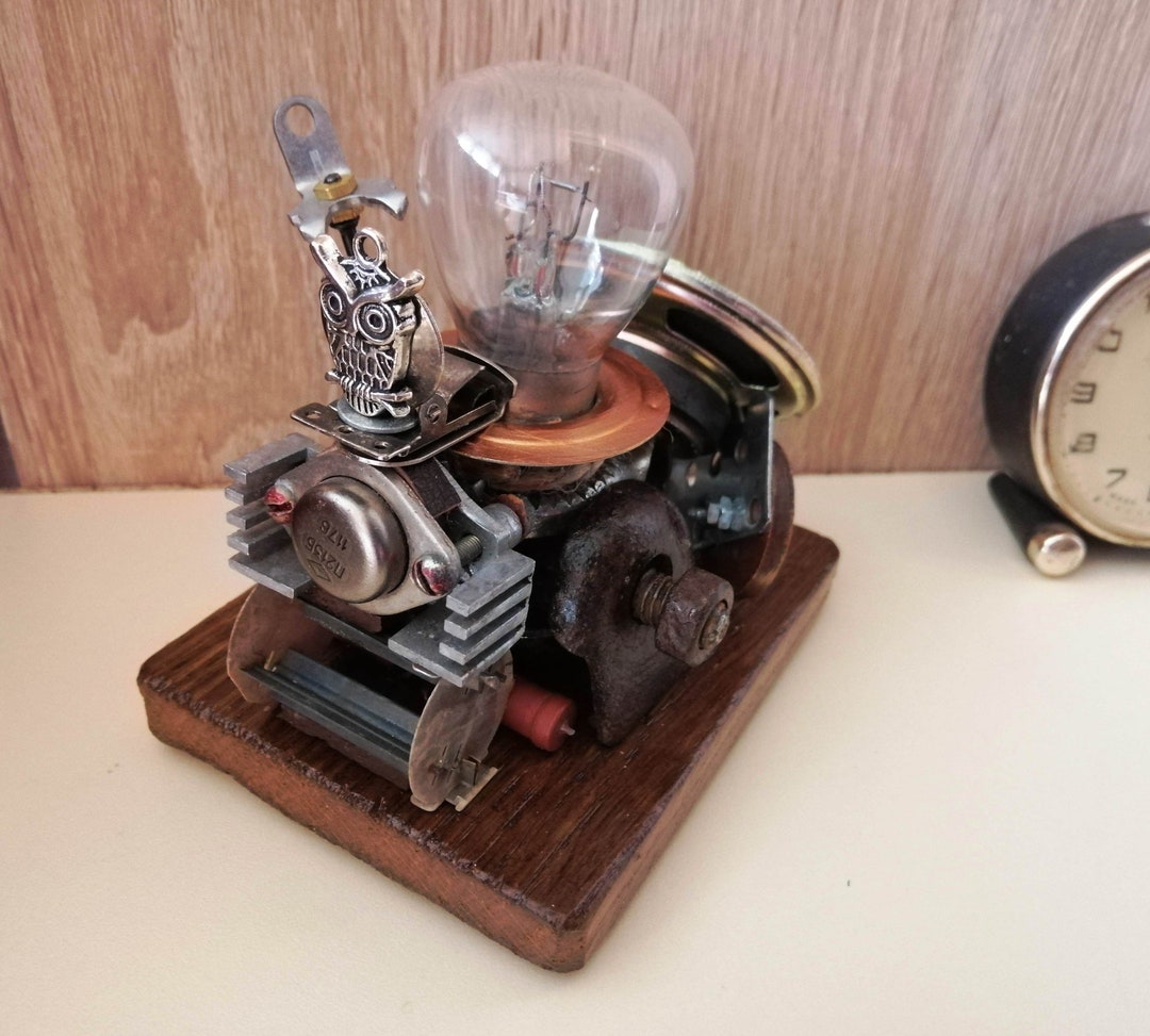 Steampunk Sculpture Time Machine Repurpose Unusual Gift for Men ...