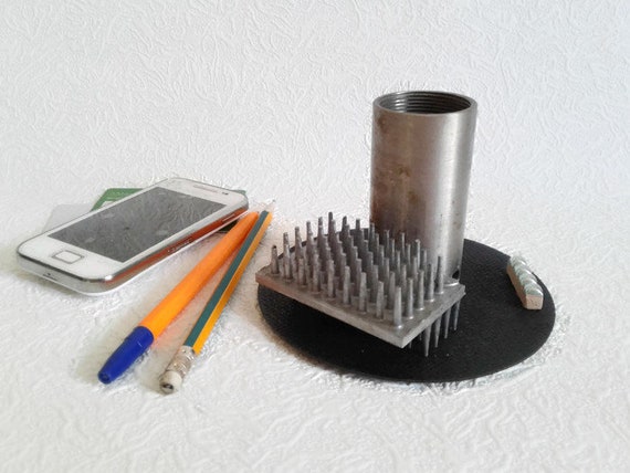 Mens Desk Organizer Pen Pencil Stand Business Card Holder For Etsy