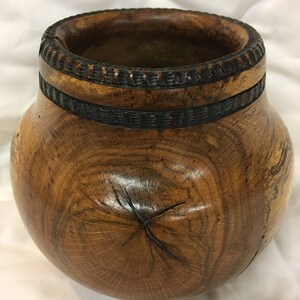 Hand-Turned Oak Bowl