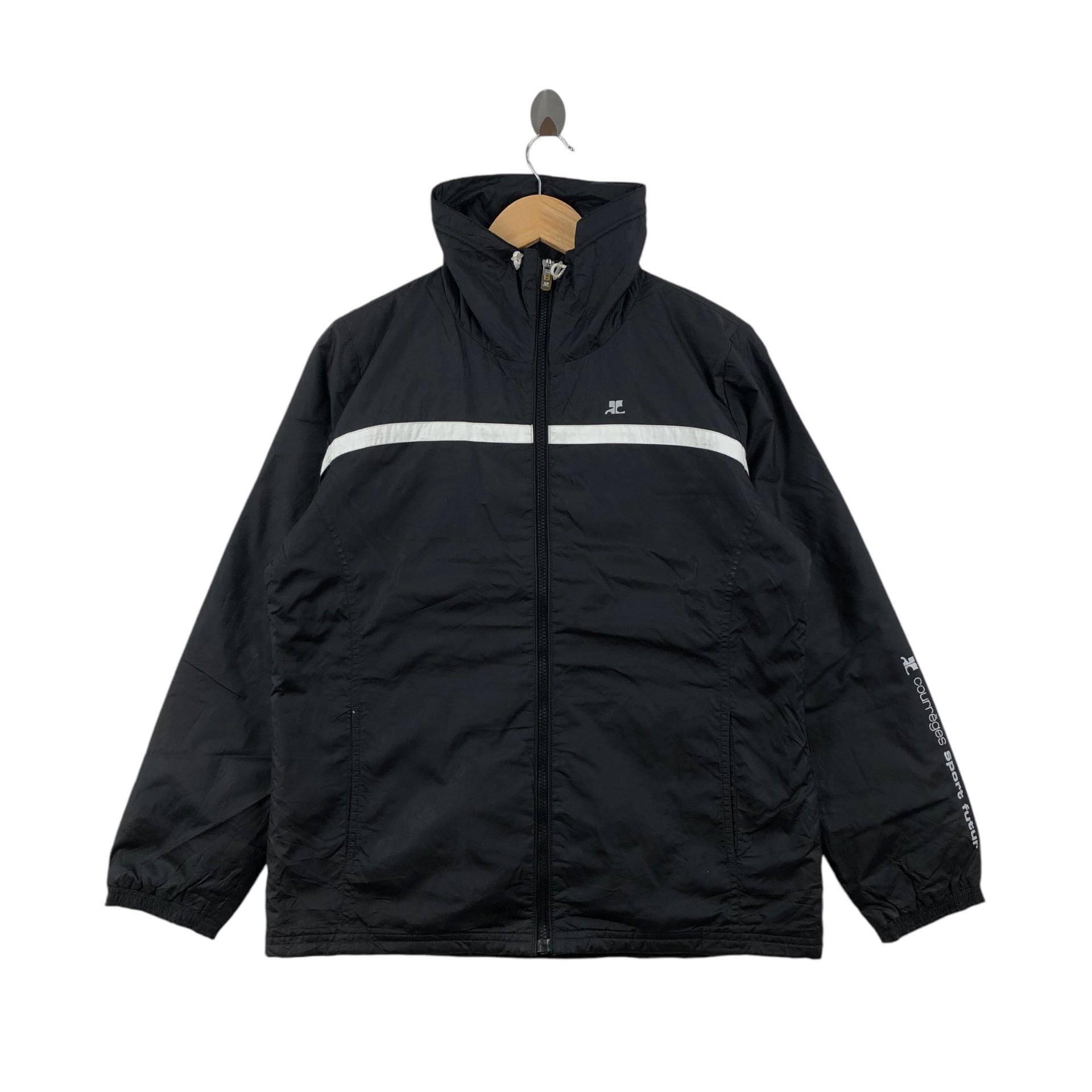 Vintage 90s COURREGES Windbreaker Jacket Size 42 - Etsy Israel