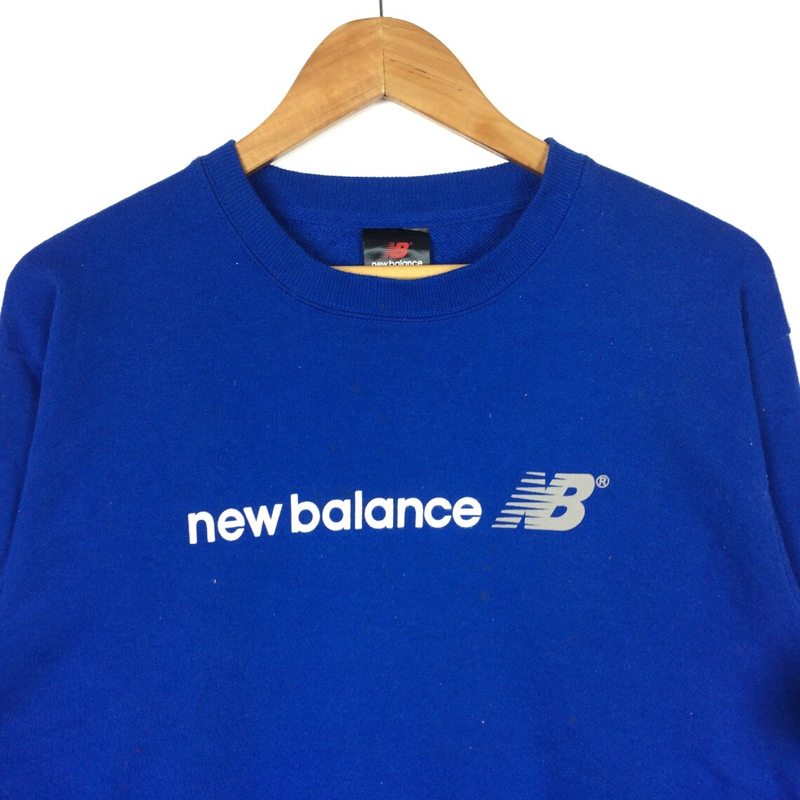 NEW BALANCE Sweatshirt Crewneck Sports Brand Big Logo Printed Sports