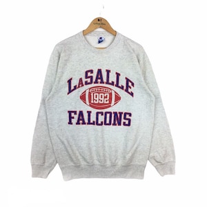 Vintage Champion LA SALLE FALCONS Sweatshirt - Large Sportswear
