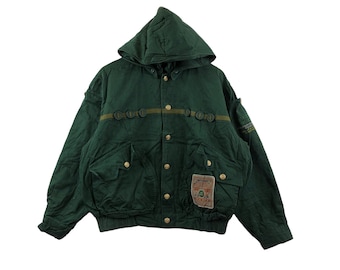 50s Vintage Wool Sacks レア生地 Vintage 1950's San Jose Motorcycle MC Club Wool 1/2 Zip