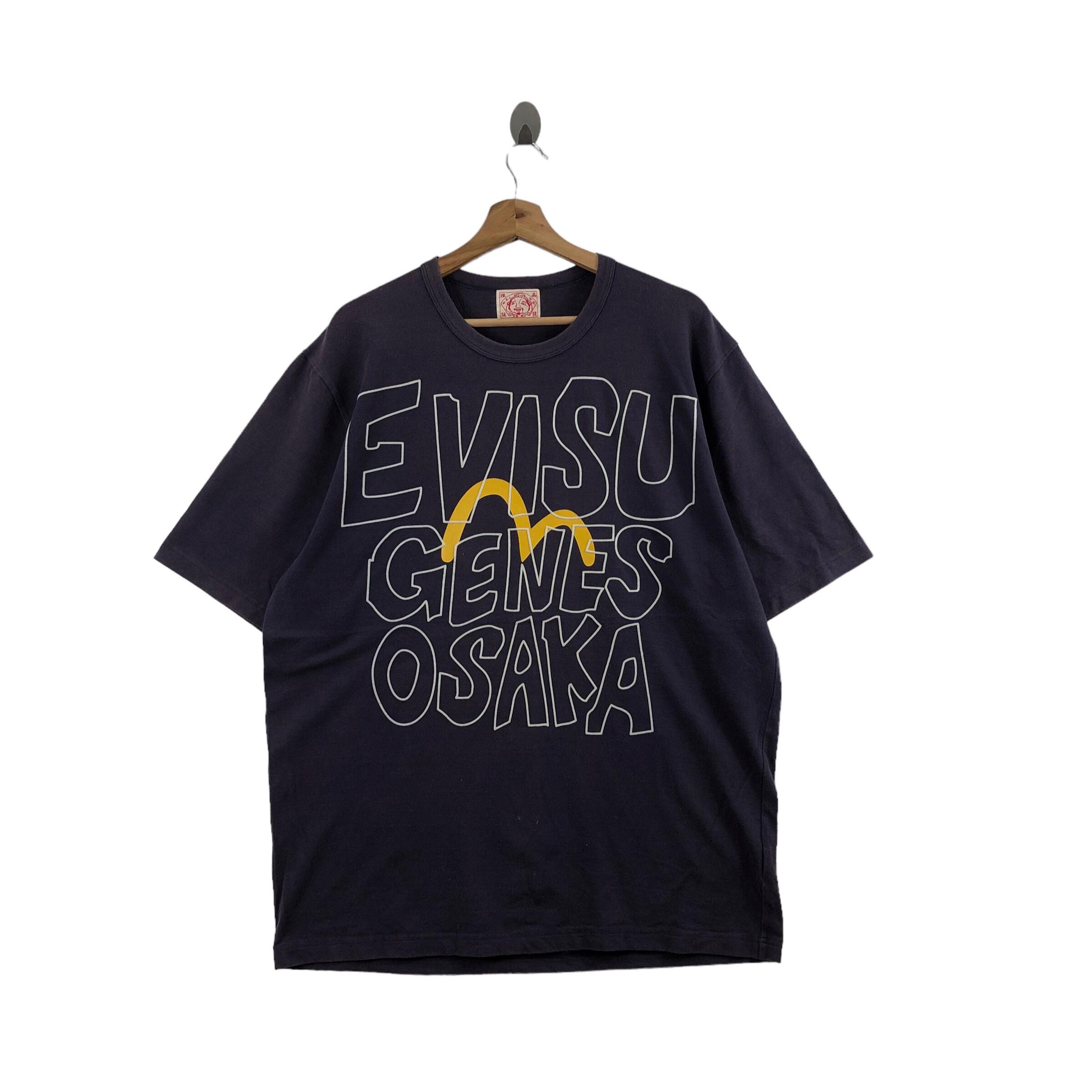 EVISU Genes Osaka T-shirt Indigo - Etsy