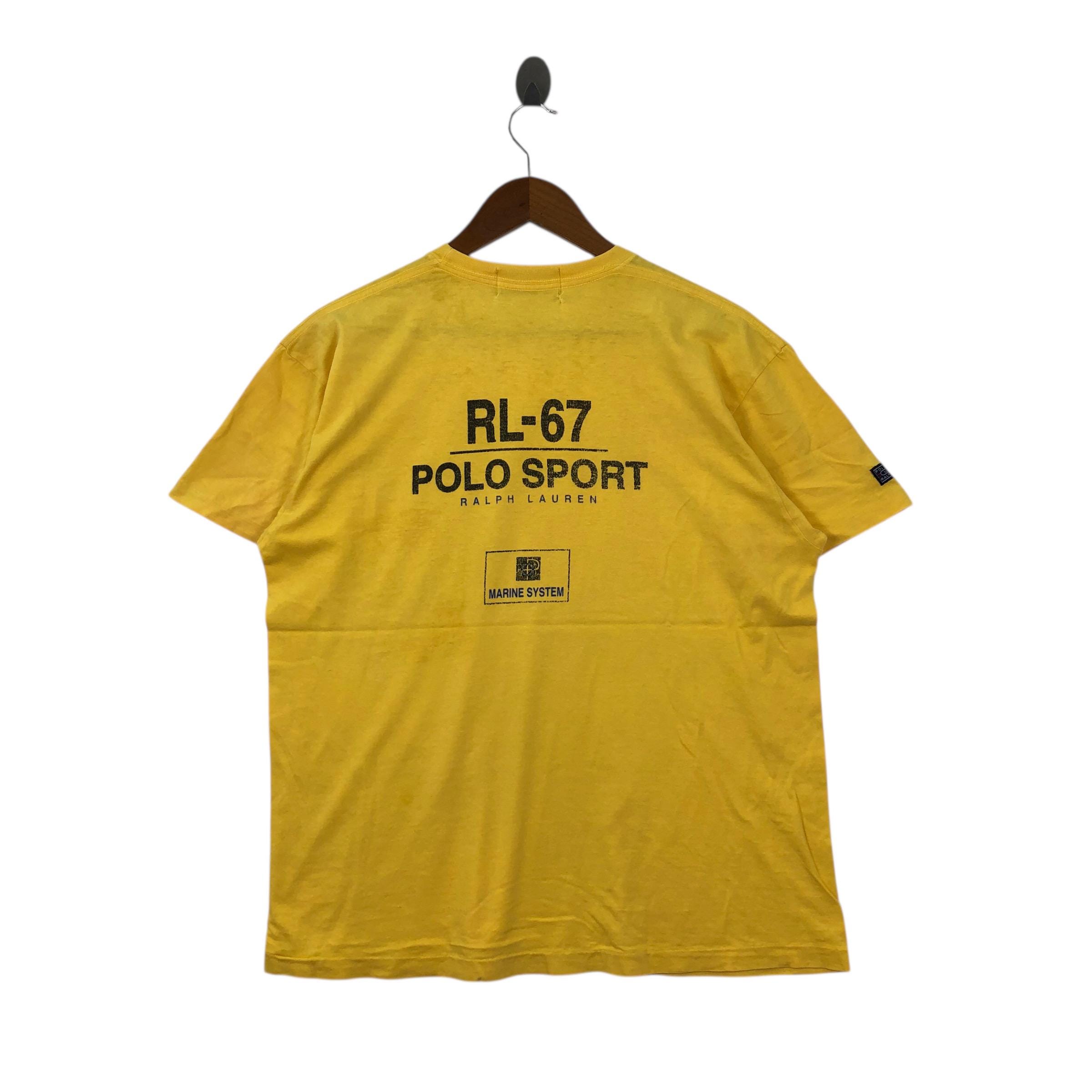 Vintage Polo Sport Ralph Lauren RL-67 Marine System T-shirt - Etsy