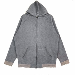 Vintage Carhartt Full-Zip Hoodie: Embroidered Logo, Workwear Style (XLarge)