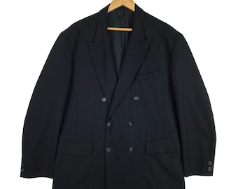 Legendary!! Yohji Yamamoto Pour Homme Blazer Famous Japanese Designer Fashion Style Wool Cupro