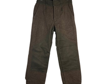 Vintage JOURNAL STANDARD Double Knee Heavy Wool Pants Workwear Indigo Japanese Brand Workers