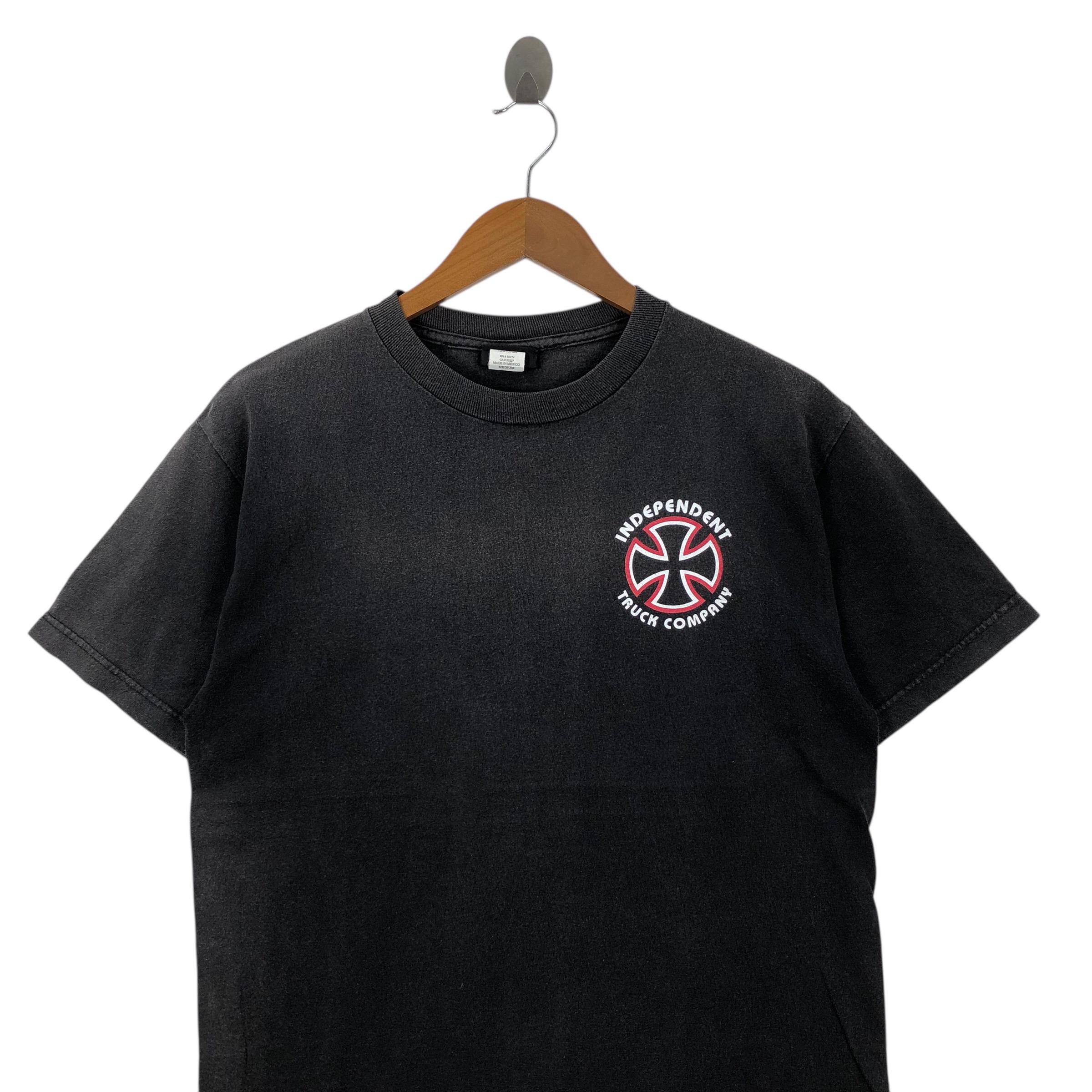 Vintage INDEPENDENT Skateboard T-shirt Nhs Tag Skater Size M
