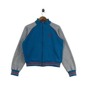 Vintage 90s NIKE Blue Tag Sweater Crop Streetwear