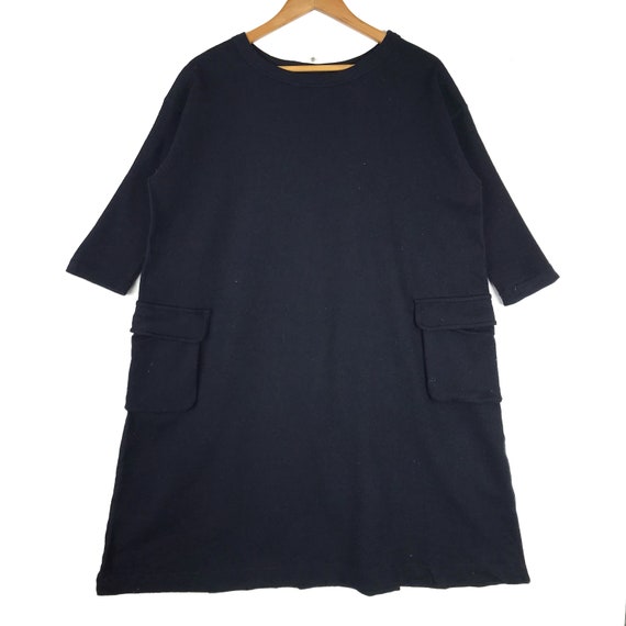 45RPM Wool Dress Workwear Style Japanese Brand Cas