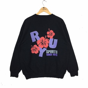 Vintage RYU SPORTS Sweatshirt: Hawaii Surf Style Pullover
