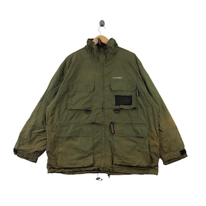 Vintage 90s VANS Gorpcore Jacket Multipocket Streetwear Size L