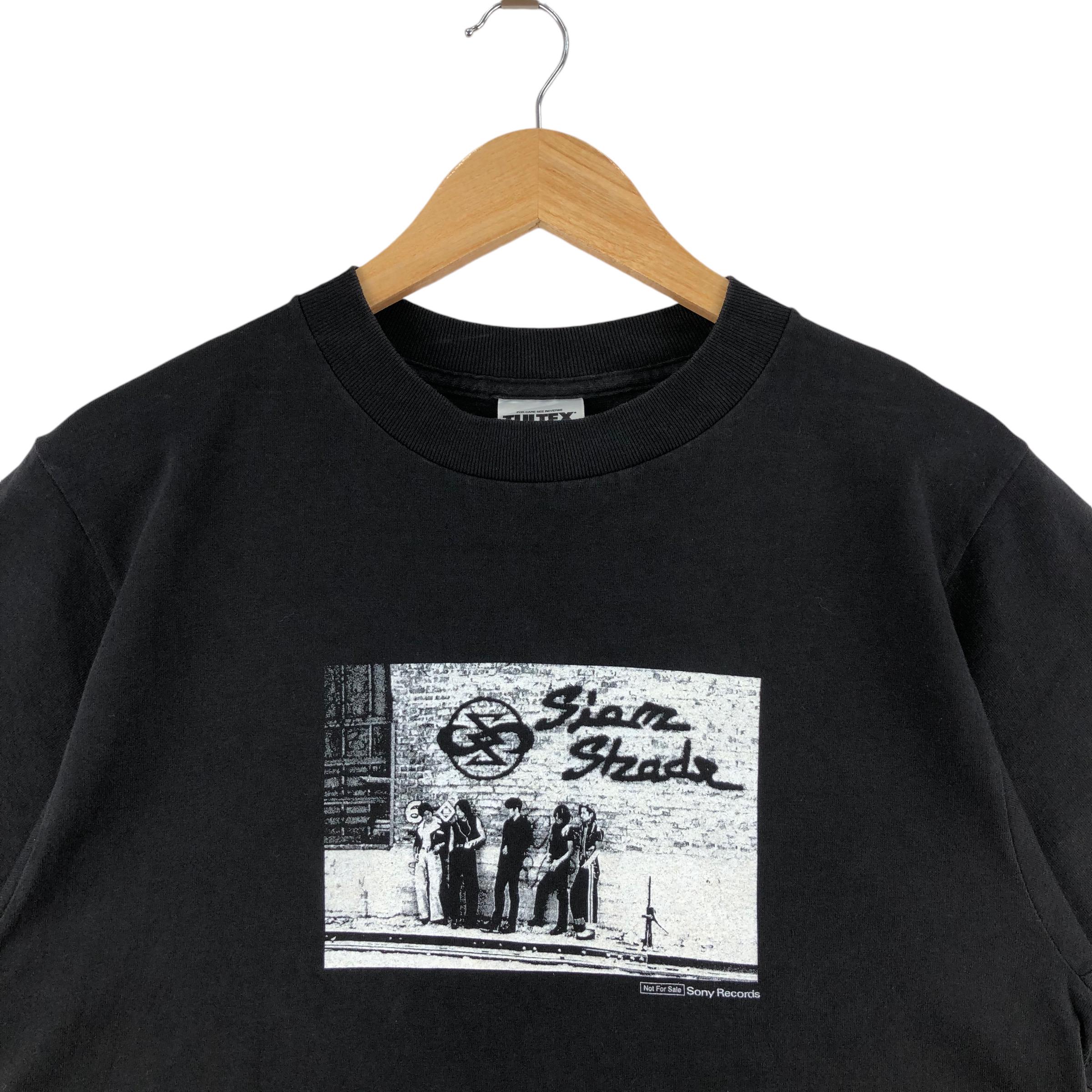 Vintage 90s SIAM SHADE Sony Record T-shirt Japan Rock Band