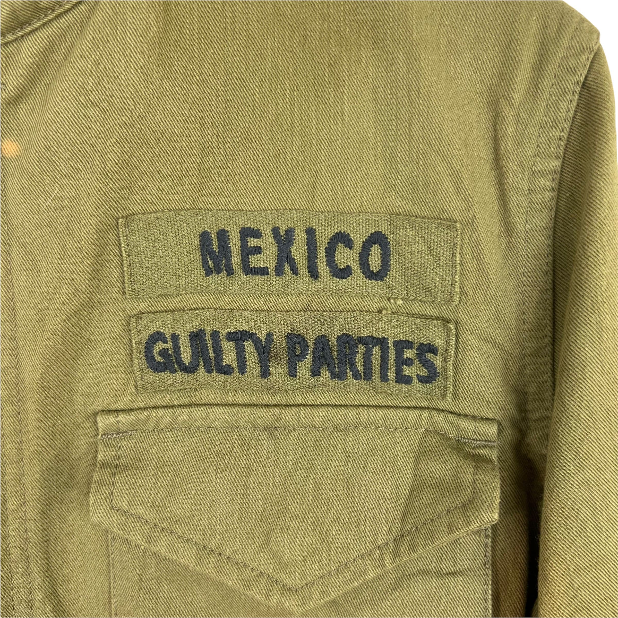 Wacko Maria M-65 Field Jacket: Virgin Mary Embroidery, Mexico 