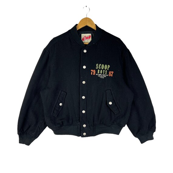 Vintage SCOOP BOYS Varsity Jacket Wool Autumn Winter Etsy