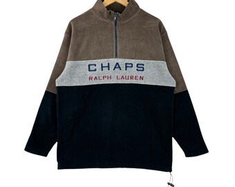 chaps fleece pullover