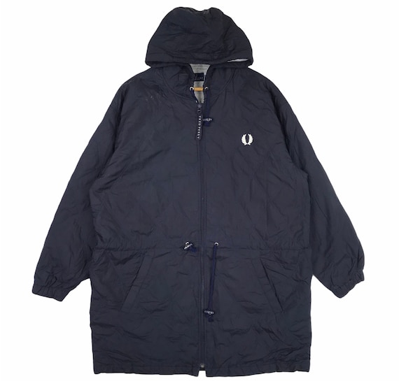 Vintage FRED PERRY Jacket Parka Puffer Small Logo… - image 1