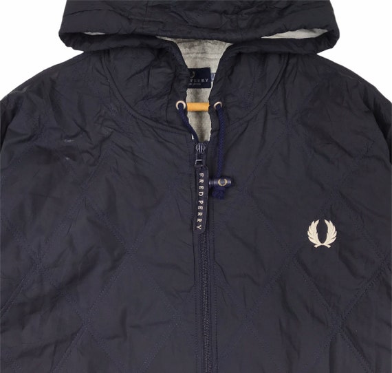 Vintage FRED PERRY Jacket Parka Puffer Small Logo… - image 2