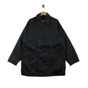 PRADA Trench Coat Black Color Size M