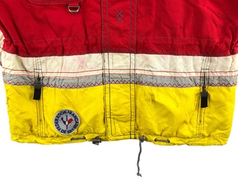 Vintage ELLESSE Ski Jacket Hoodie: Cocorico Francaise, Big