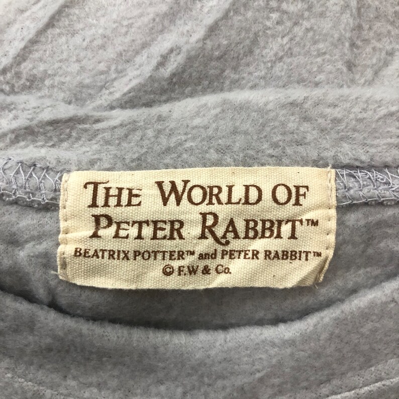 The World of PETER RABBIT Fleece Cartoon Animation Etsy