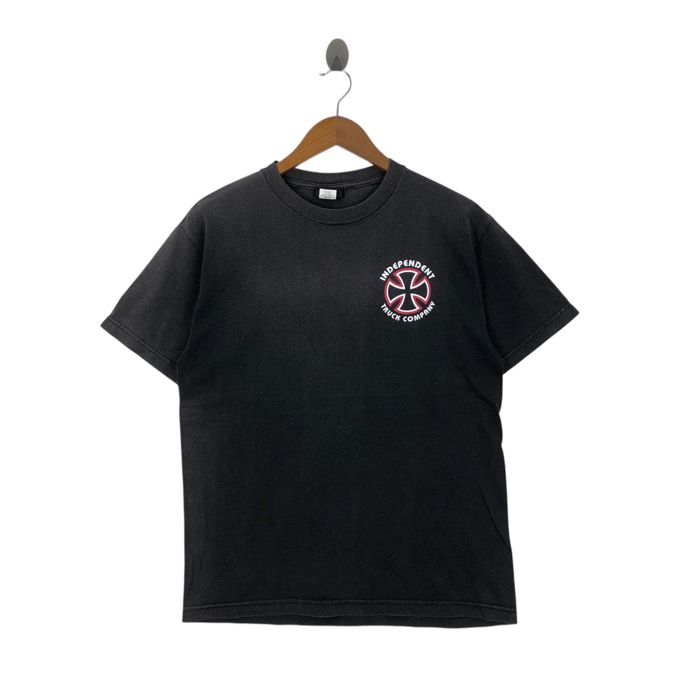 Vintage INDEPENDENT Skateboard T-shirt Nhs Tag Skater Size M