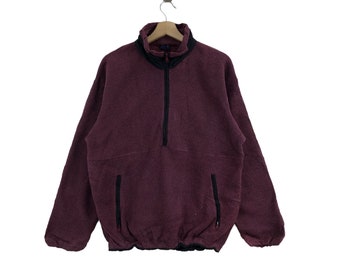MONT-BELL Vintage Wind Stopper Fleece Zipper Sweater Outerwear 