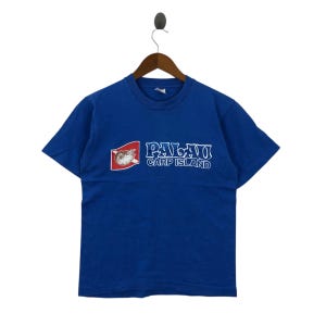 Vintage 90s Palau Carp Island T-Shirt Vintage Clothing Surf