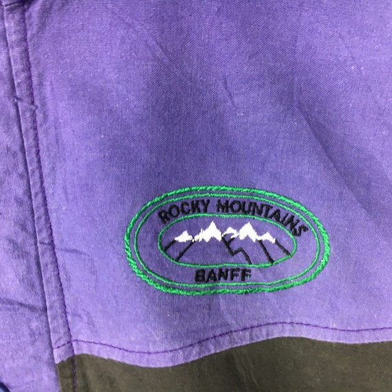Vintage BANFF Rocky Mountains Canada Sweatshirt C… - image 4