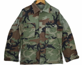 Vintage 80s USMC Camouflage Jacket - Size M