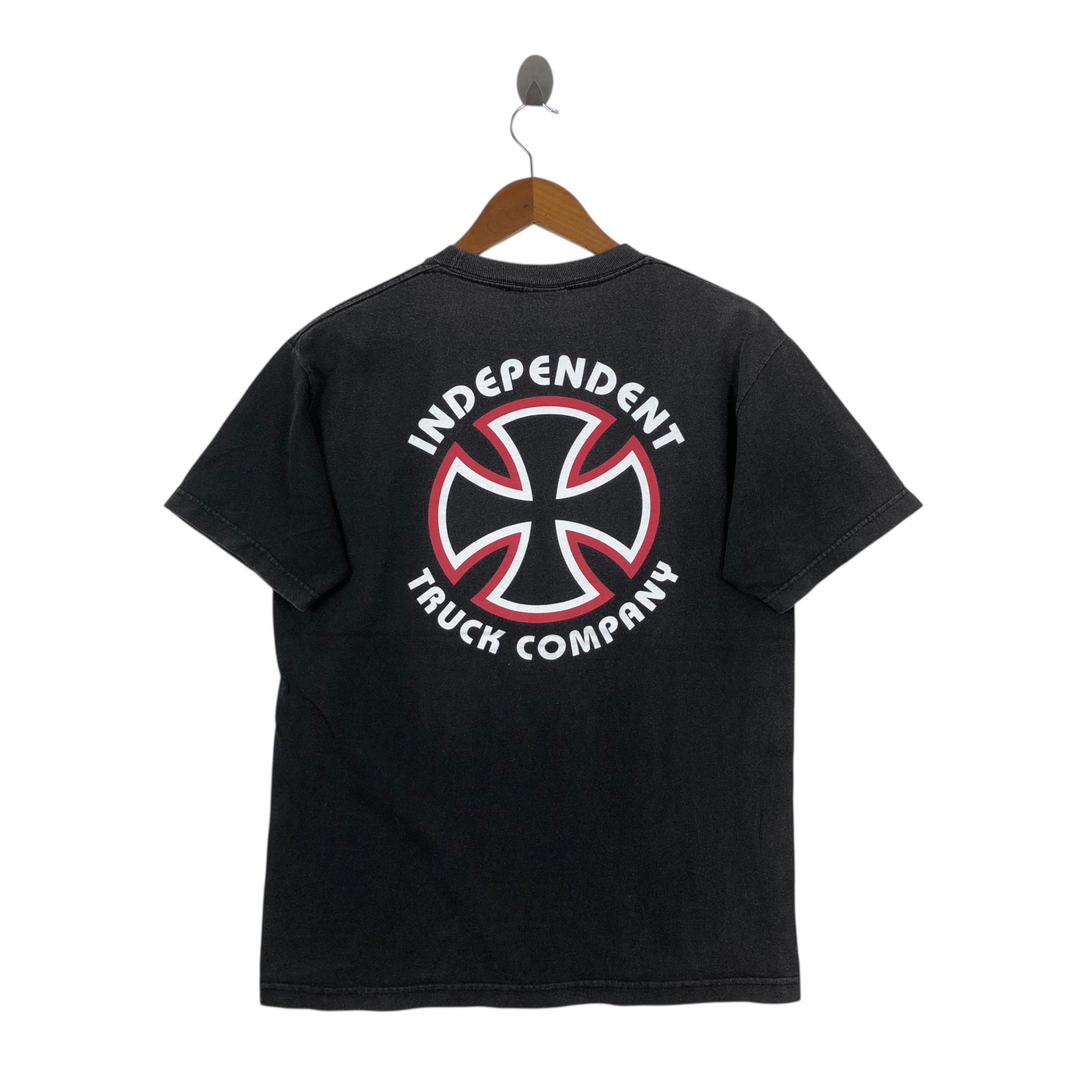Vintage INDEPENDENT Skateboard T-shirt Nhs Tag Skater Size M