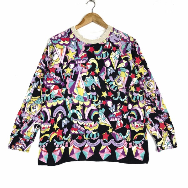 TSUMORI CHISATO Sweatshirt Fullprint Logo Art Pullover Crewneck Japanese Brand Fashion Designer