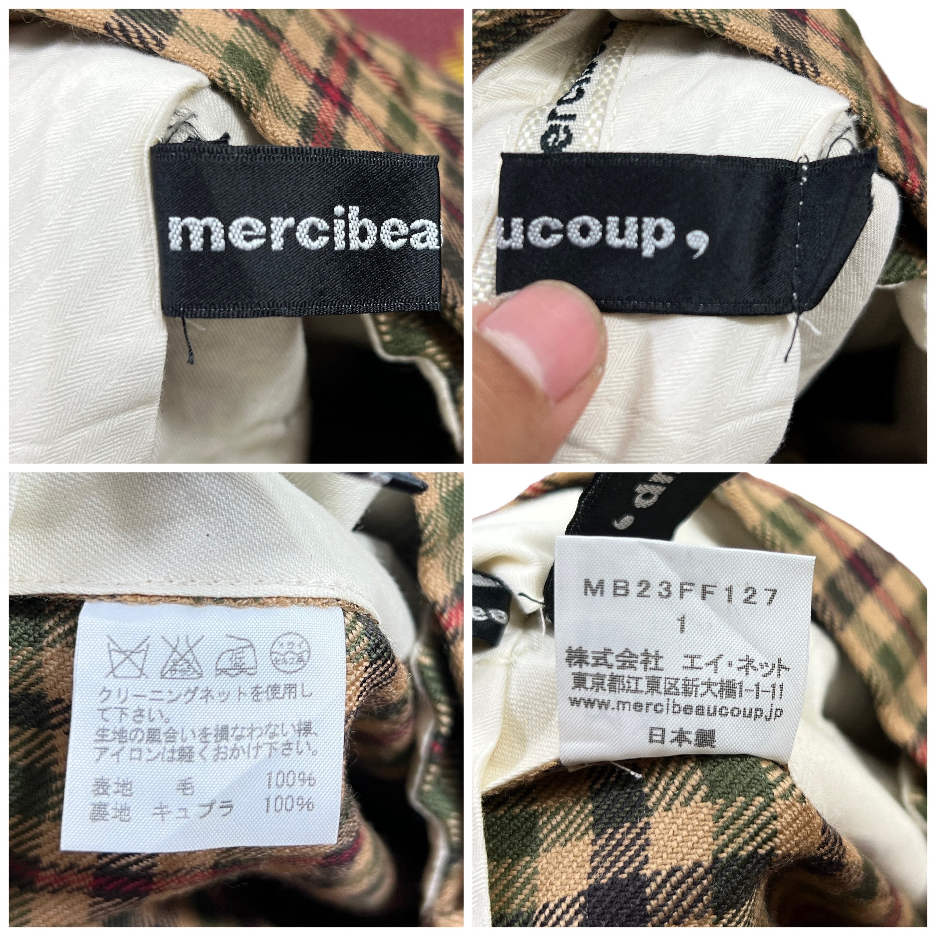 Vintage Mercibeaucoup ISSEY MIYAKE Pants Checkered Drop