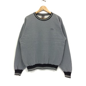 Vintage 90s Russell Athletic Grey Sweatshirt - Large Logo