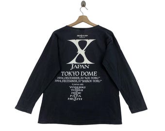 Vintage 90s X JAPAN Long Sleeve Rock Heavy Metal - Etsy