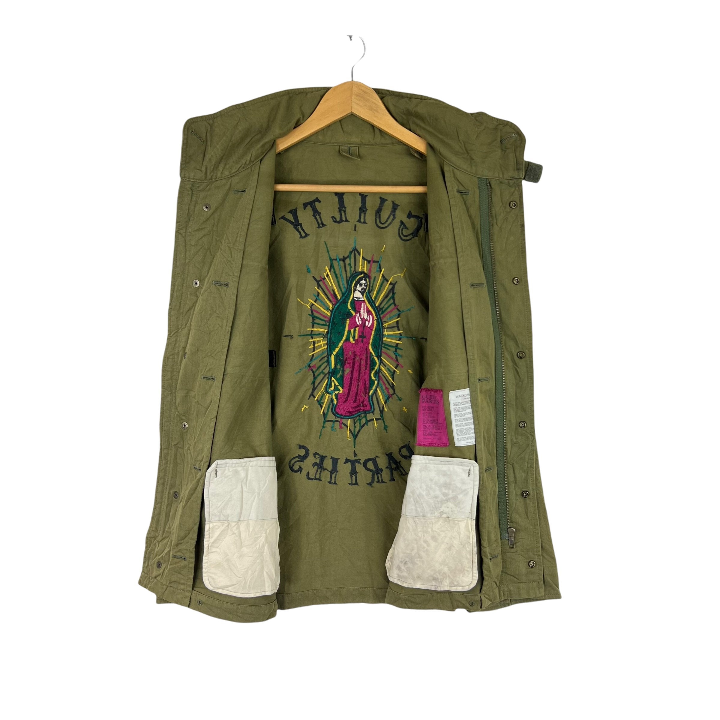 Vintage WACKO MARIA Maxico Guilty Parties Fatigue Jacket Vintage WACKO MARIA Maxico Guilty Parties Fatigue Jacket