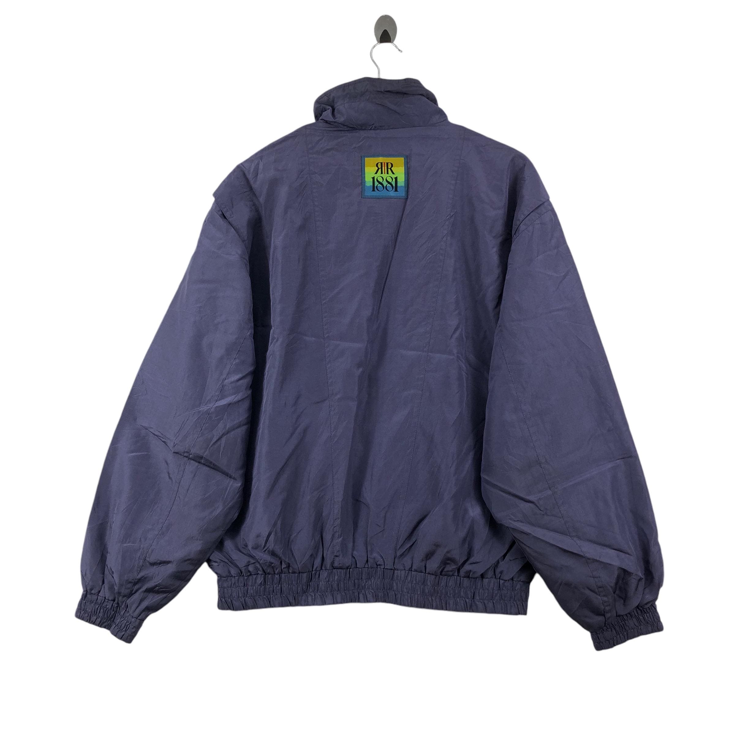 Vintage CERRUTI 1881 Sport Windbreaker Jacket Big Logo Streetwear