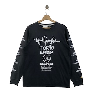 Vintage MARK GONZALES Long Sleeve Skateboard Streetwear Tokyo London New York