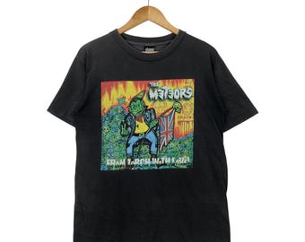 Vintage THE METEORS 110% PSYCHOBILLY T-shirt - Etsy