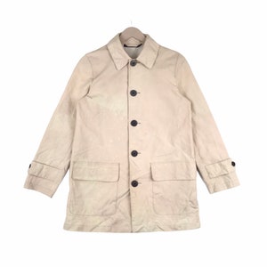 Vintage RALPH LAUREN Jacket Two Pocket Beige Colour Casual Style Winter Jacket