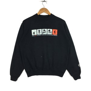 DUFFS Skateboards Sweatshirt Big Logo Pullover Jumper Hiphop Swag Streetwear Vintage Mens Clothing Skateboarding Style