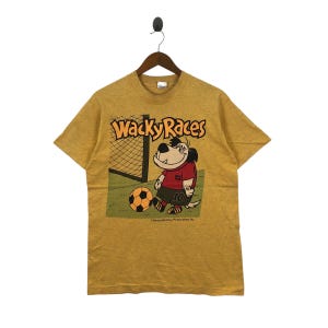 Vintage 90s Wacky Races Hanna-Barbera T-Shirt Cartoon Animation