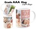 Photo Collage Mug, Custom Photo Collage Mug, 100% Custom Design , High Quality Photo Mug, Grade AAA Mug, Photo Enhancement 