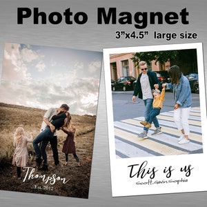 Photo Magnets,  Custom Photo Magnet, Fridge Magnet,  Custom Photo Magnets for Fridge,  Personalized Photo Magnet