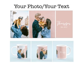 Individuelle Fototasse, personalisiertes Geschenk für die Familie