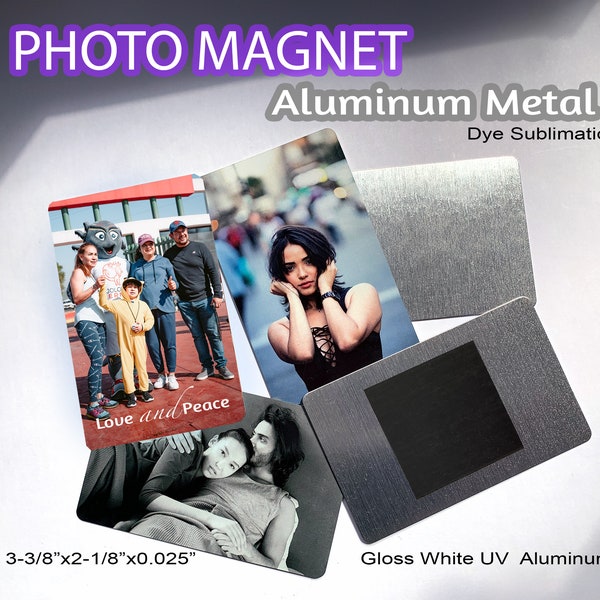 Photo Magnets, Aluminium Metal, Fridge Magnets, Custom Photo Aluminium Magnet, Photo Aluminium, Photo Metal.